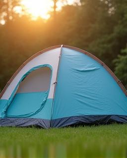 Compact two-person lightweight camping tent