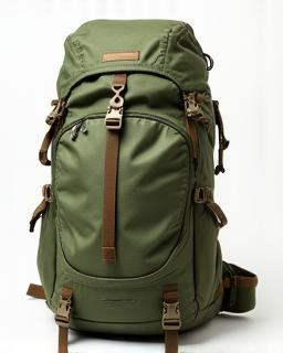 Lightweight hiking backpack with multiple compartments